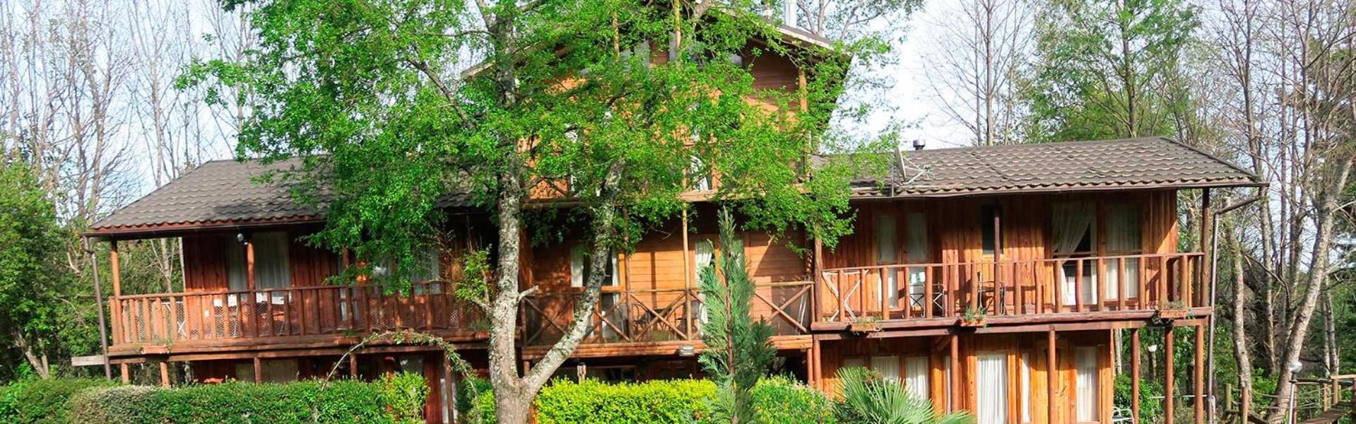 Cabanas Spa Bungalows Huarranchi Пукон Экстерьер фото